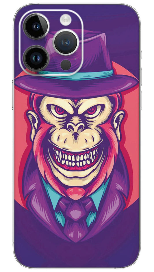 Monkey skull Mobile Skin Wrap  - SKUL0024