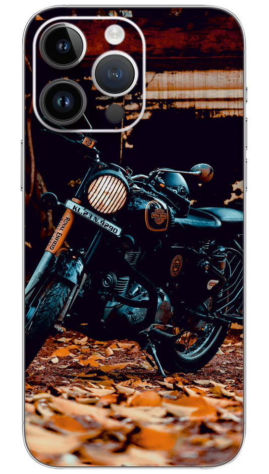 Royal Enfield bike Mobile Skin Wrap  - VEH0086